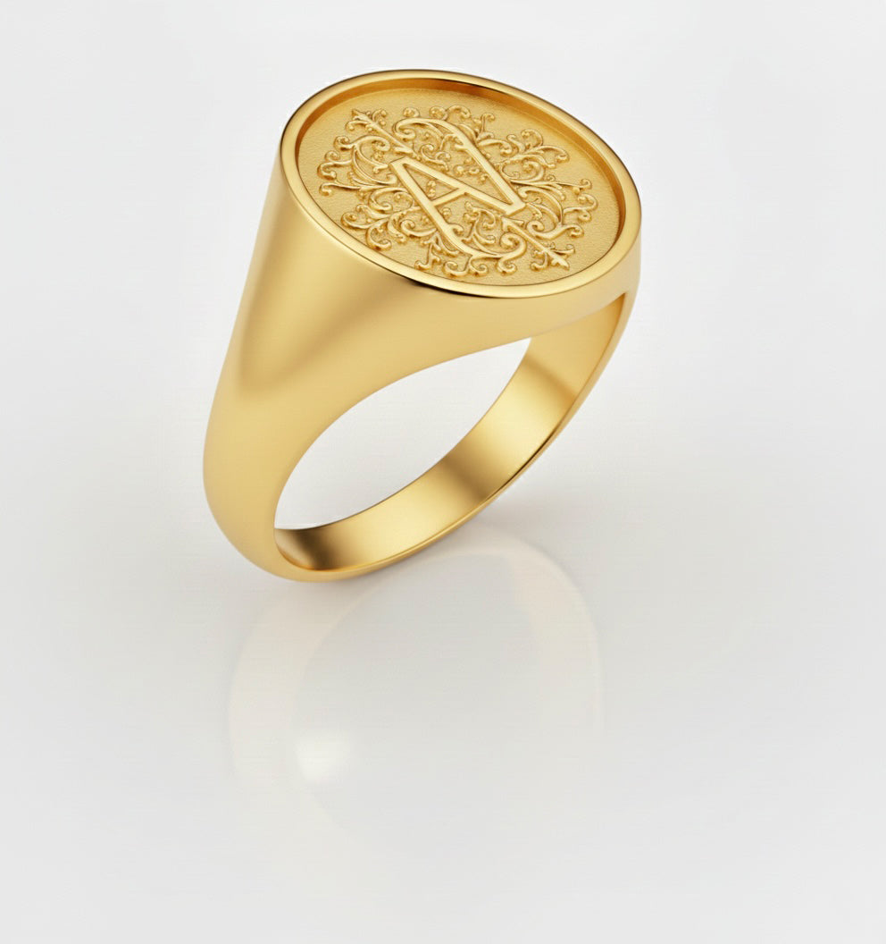 Soul Signet Ring - Gold