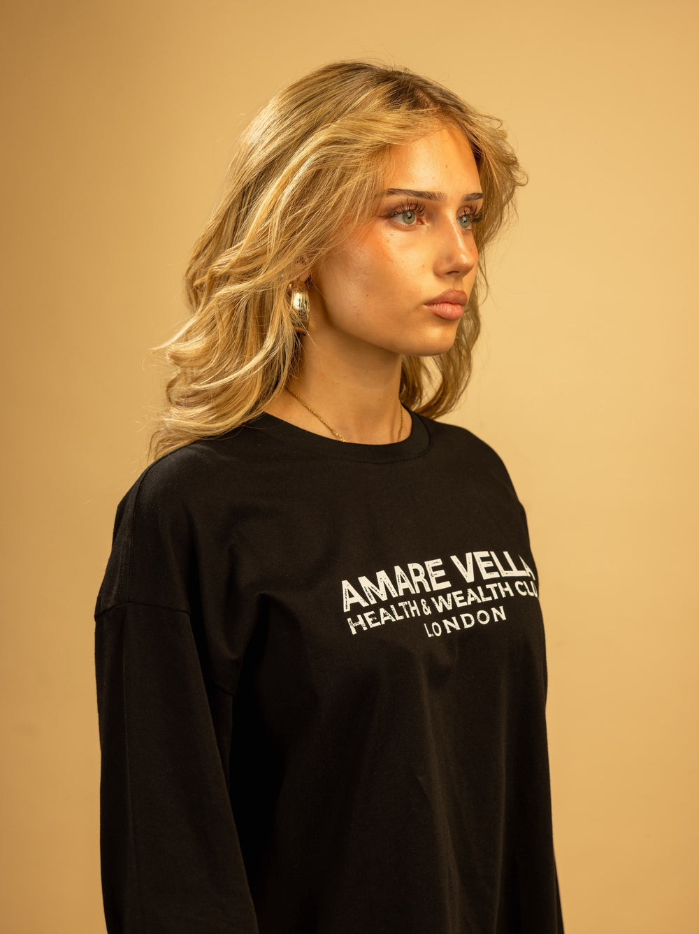 Health and Wealth Club Longsleeve Black