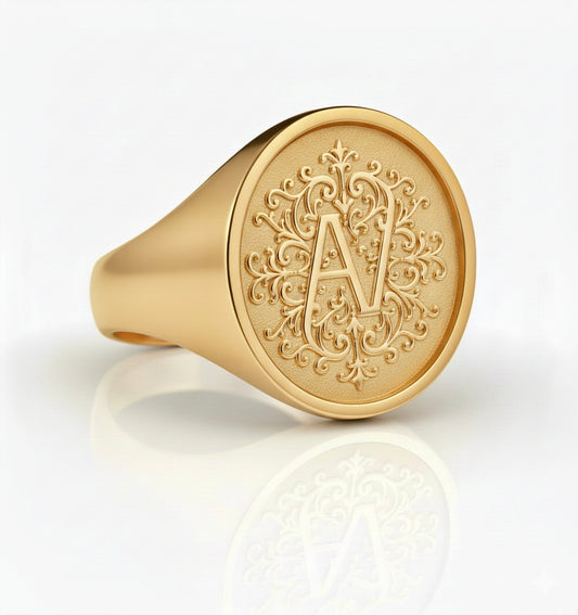 Soul Signet Ring - Gold