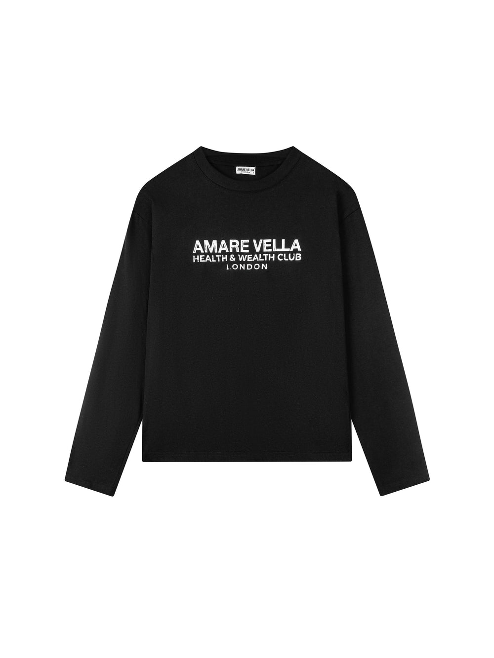 Health and Wealth Club Longsleeve Black