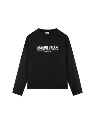 Health and Wealth Club Longsleeve Black