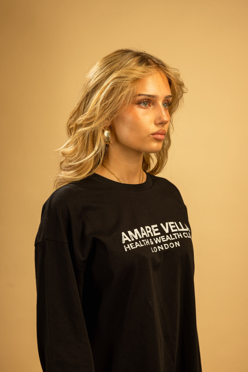 Health and Wealth Club Longsleeve Black