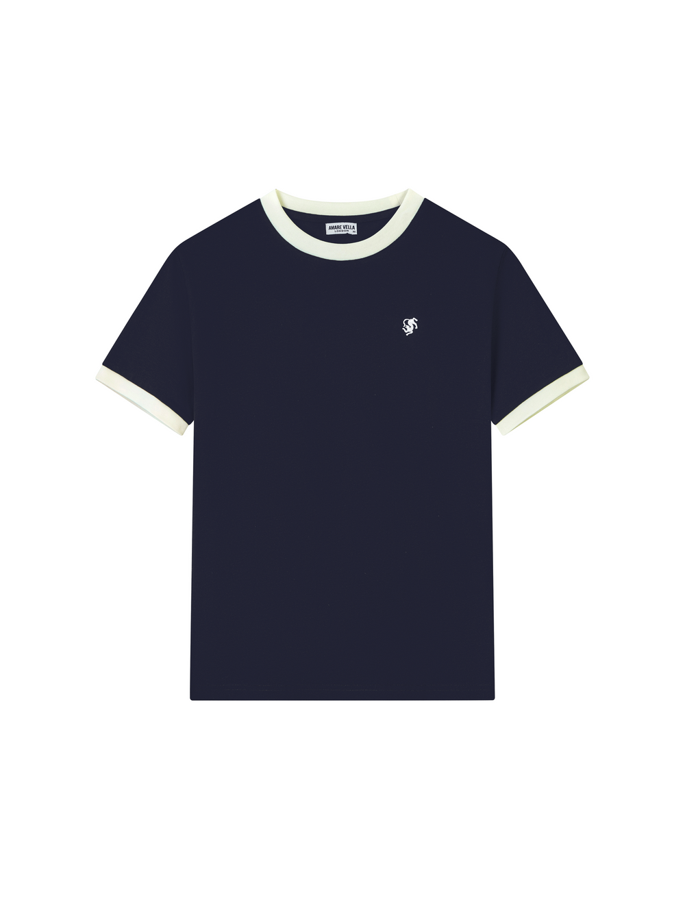 Contrast Tee Navy