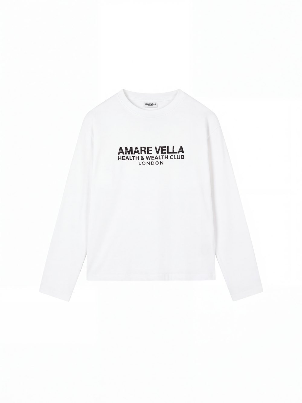 Health and Wealth Club Longsleeve White